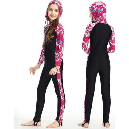 Kids Rash Guard UPF 50+ UV Sun Protection for Girls Boys Lycra Full Body Diving Suit Full Wetsuit & Breathable Sports Dive Skins