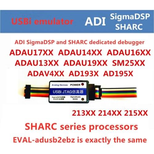 USBi emulator/SigmaDSP emulation head/3.3V and 1.8V all support/EVAL-adusb2ebz
