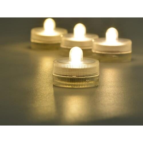 Factory Wholesale In Stock 50LEDs Teal Submersible Centerpiece Wedding led waterproof battery operated lights