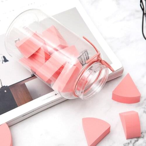 Makeup Sponge Dry&Wet Use Cosmetic Puff Sponge maquiagem Foundation Powder Blush Beauty Tools with Storage Box Blender Tools