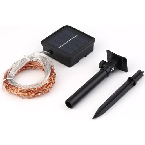 ICOCO 1pcs 10M/12M/15M/20M Super Long LEDs Copper Wire Lights 8 Modes Indoor Outdoor Wedding Christmas Party String Light Decor