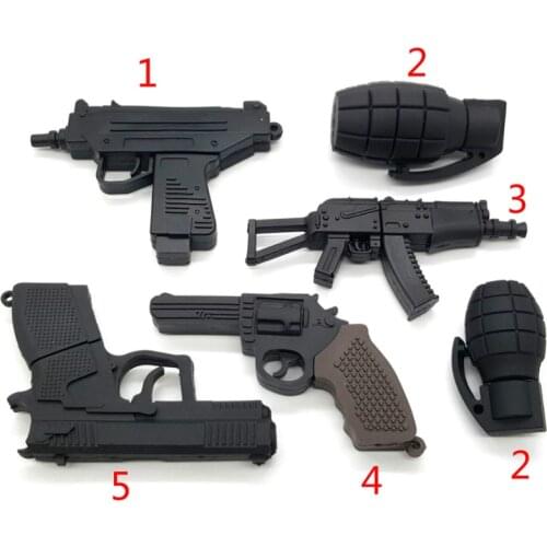 Cartoon AK47 gun/grenade toy USB flash drive fashion personality creative send boyfriend cool gift battle 8g gadget cute custom