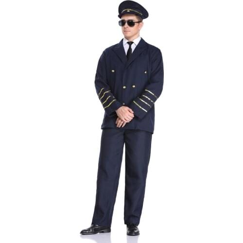 Hot Sale Adult Men Policeman Costume Professional Cop Officer Role Play Fancy Dress For Halloween Carnival Party Cosplay Clothes