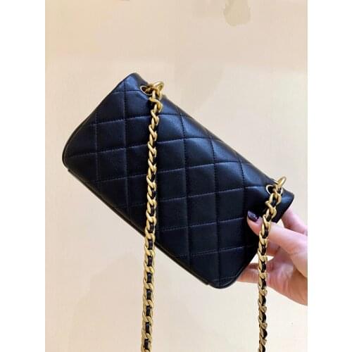 2021 new sheepskin large-capacity womens one-shoulder messenger bag