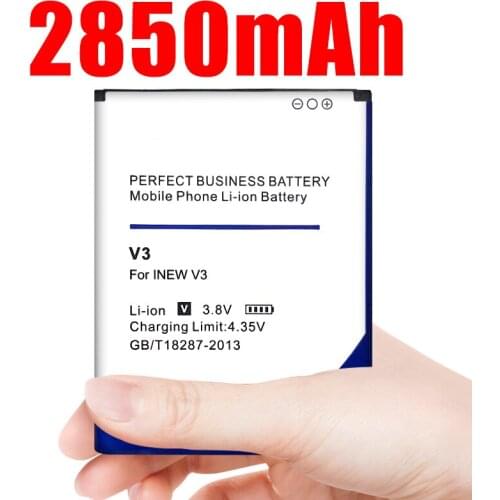 New 2850mAh V3 V3C Battery for Inew V3 Battery V3 Plus V3C High Quality Replacemetn Mobile Phone