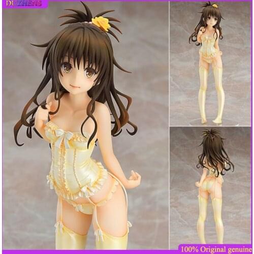 Original genuine To LOVE Ru Yuuki Mikan Wedding dress style Action Figure Anime Figure Model Toy Figure Collection Doll Gift