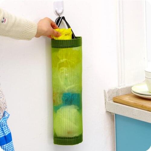 Hanging Trash Bags Storage Bag Creative Eco-friendly Plastic Bag 2 Pieces/Lot Space Saver Shopping Organizer Bag