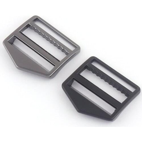25mm Black Adjustable Belt Slide Buckles,Rectangle Metal Strap Purse Backpack Buckles,Making Bag Handbag Webbing Hardware