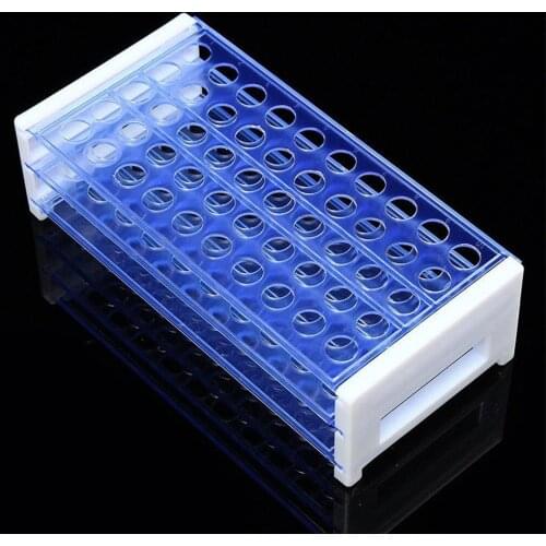 Plastic Lab Test Tube Rack Holder Diameter 16mm Centrifugal Pipe Stand Detachable For Office School Chemistry Supplies Test Tube