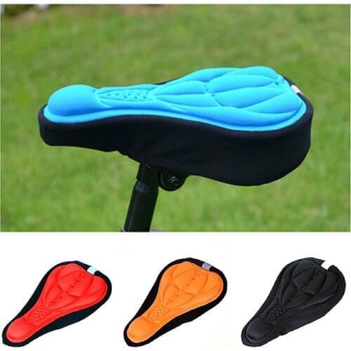 2@#Universal Accessory Motorcycle Mountain Bike Bicycle Seat Cushion Cover Soft Protector Insulation Cushion Cover Electric Bike