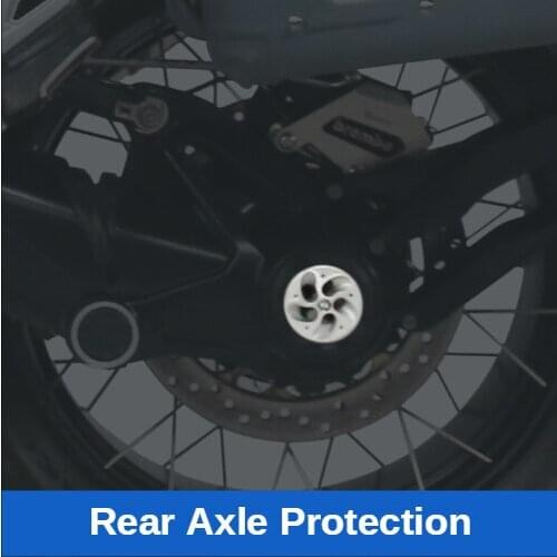 For BMW R1250GS R1250GS ADV Motorcycle Rear Wheel Axle Fork Crash Protector Slider Cap Hub Security Parts Accessories