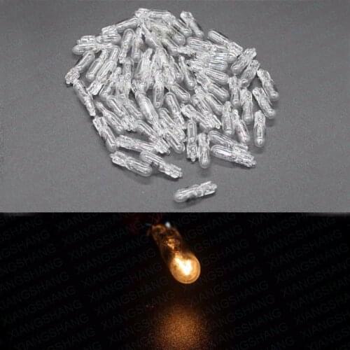 100pcs T5 Halogen W2W 194/501 White 1.2W Halogen Bulb Signal Interior instrument Car light Lamp Car Styling Auto Light Source