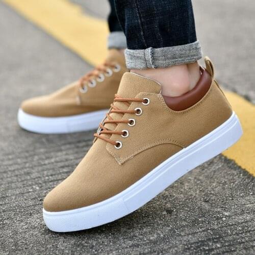 2020 Spring new mens Korean version of the solid color fashion student shoes casual tide shoes low to help tie sneakers rtg678