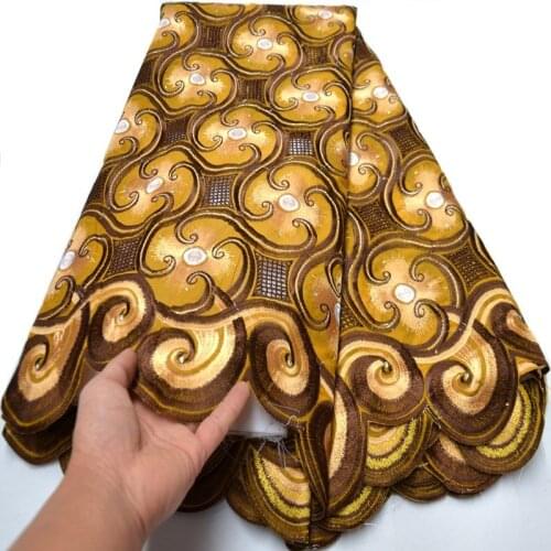 2020 The latest high quality big African Swiss Voile Lace for wedding Fabric lace embroidered Swiss Voile Lace-N8806