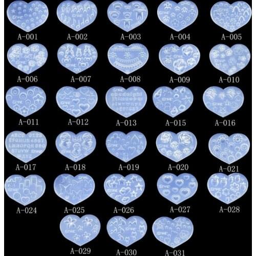 28Pcs Mini Nail Art Silicone Mold Leaves Flower Animals Template Resin Molds Kit