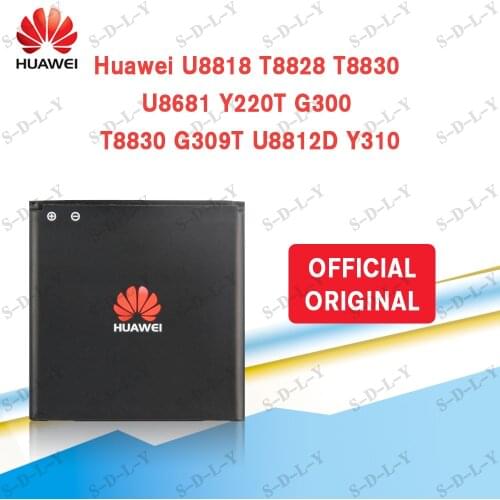HB5N1H Original New Battery for Huawei Ascend G300 G305T C8812 U8815 U8818 T8828 Y220 Y310 U8825 T8830 G309T Y320 Y330 Batteries