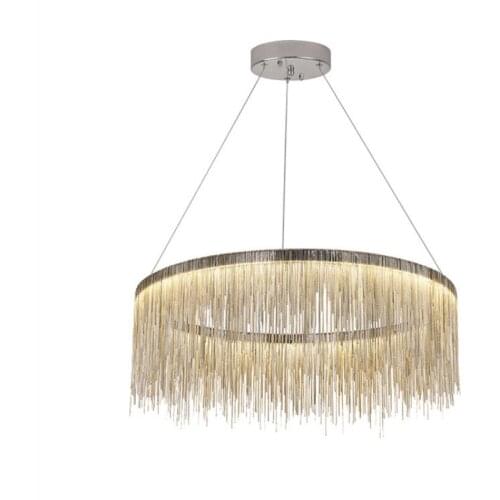 BDBQBL Tassels Chain Simple Pendant Lights Postmodernism Northern Europe Pendant Lamp Luxurious Villa Hanglamp Hanging Lamp