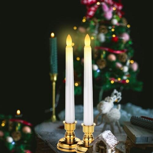 Flameless candle LED flicker simulates flame tea candle lamp timing operation party wedding birthday candle home decoration