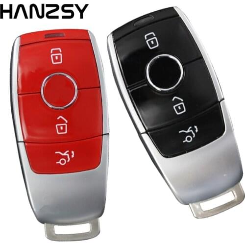 3 Buttons Smart Key Case for Mercedes Benz E300L S320 S350 C200L S450l S500l AMG GLC Car Remote Key shell Fob Cover