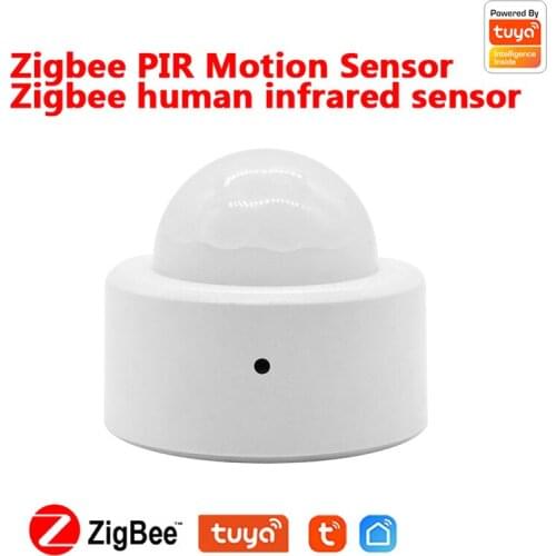 New 5pcs Human Motion Sensor Tuya ZigBee/WiFi PIR Motion Sensor Smart Home Security Anti-theft Alarm Sensor With Smart Life APP
