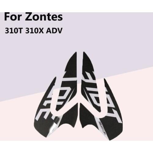 For Zontes 310T Oil Tank Scratch-proof 310R Refit 310X ADV Anti-wear Side Stickers Protective Anti-slip Stickers