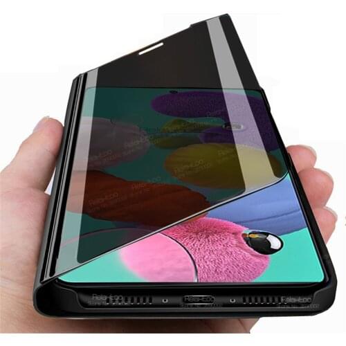 For Samsung A51 Case Smart Mirror Flip Magnetic Case For Samsung Galaxy A51 A 51 2019 SM-A515F/DSN Stand Book Phone Cover Fundas