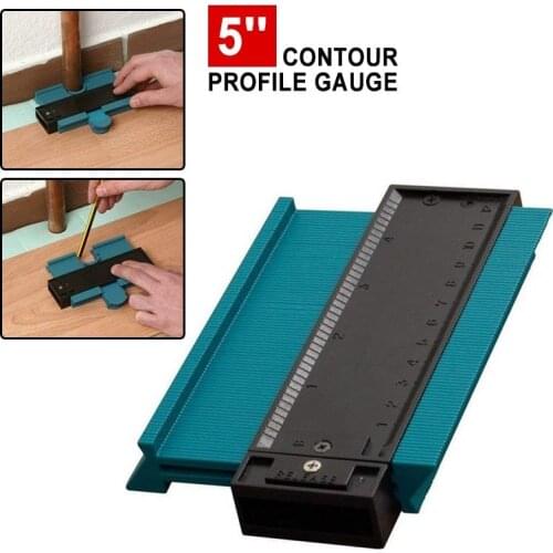5'' Contour Profile Gauge Tiling Laminate Edge Shaping Measure Ruler Craft Tool