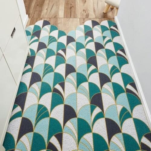 Living Room Bedroom Door Mat Carpet Printed Pattern Household Entrance Welcome Floor Mat Carpet Anti-slip DIY Washable Door Mats