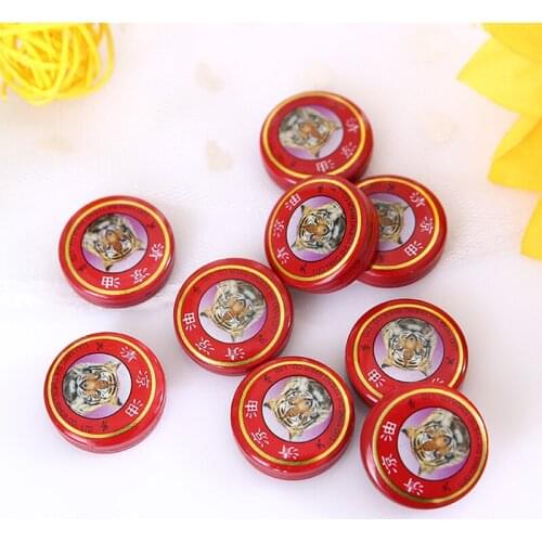 10pcs/lot Summer Cooling Oil Refresh Brain Tiger Balm Drive Out Mosquito Eliminate Bad Smell Treat Headache Herbal Relieve