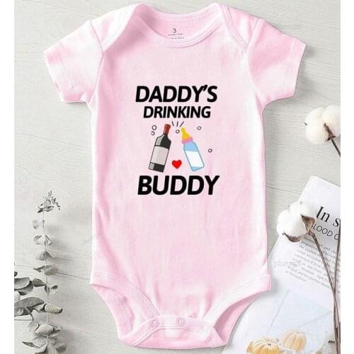 Boys Summer Clothes Kids' Things Bodysuit for Newborns Infant Girls Newborn Baby Fall Costume Toddler Jumpsuits Daddy Buddy