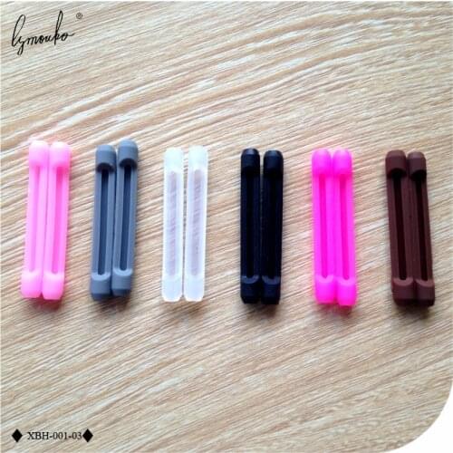 Lymouko High Quality 2Pair/Lot Glasses Slip Sets Glasses Leg Sets Anti Slip Silicone Ear Hook Temple Tip Holder Hook