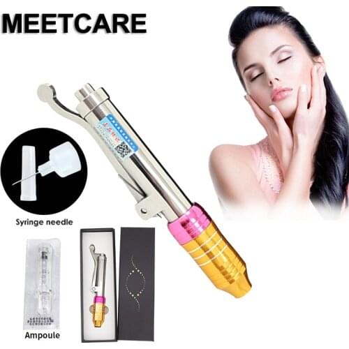 Multi Shoot Hyaluronic Pen Ampoule Head Atomizer Hyaluronic Acid Pen Gun Lifting Lip Wrinkle Removal Syringe Needless Injection