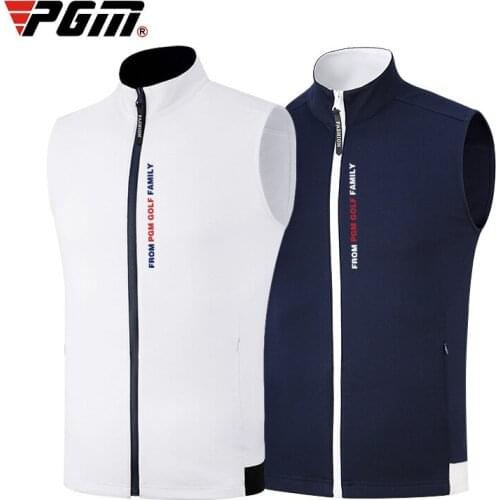 Mens Golf Jacket Zipper Windbreaker Waistcoat Outdoor Windproof Warm Sports Outwear Winter Male Thick Golf Apparel D0576