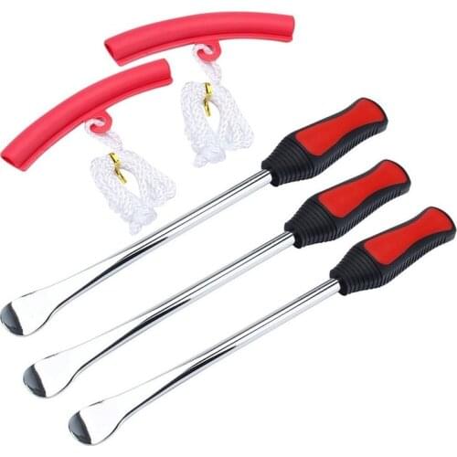 5 in 1 Tire Changing Set Tire Levers Spoon Set Spoon Lever Tools Heavy Duty Motorcycle Bike Car Tire Irons Tool Kit
