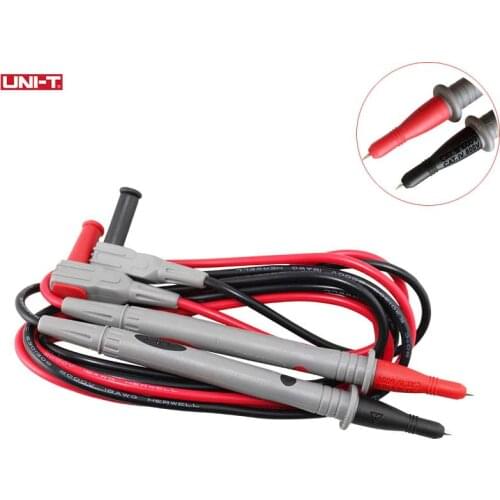 UNI-T Multimeter Test Leads Probe UT-L27 900mm CAT III 1000V 10A Tip With Male Thread