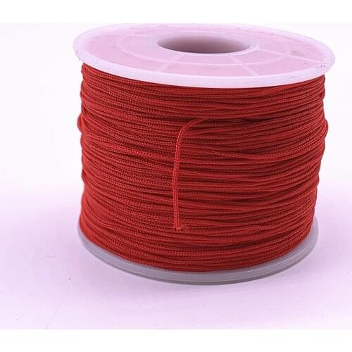 New 0.4-1.5mm 10Meters/lot Red Nylon Cord Thread Chinese Knot Macrame Cord Bracelet Braided String DIY Tassels Beading Thread