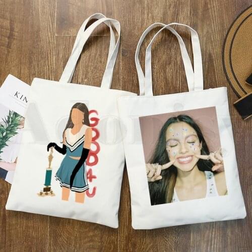 Olivia Rodrigo SOUR I Got My Drivers License Last Week Handbags Shoulder Bags Casual Shopping Girls Handbag Elegant Canvas Bag