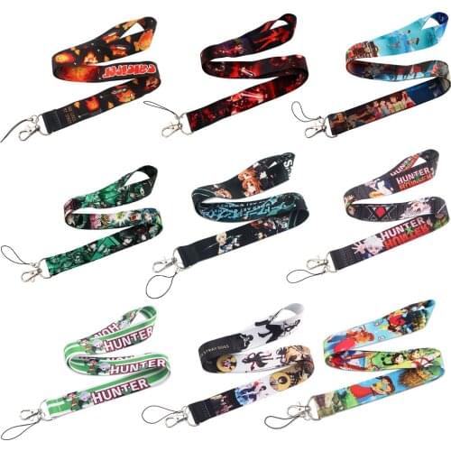 CB151 Anime Hunter Women Cell Phone Lanyard For Key ID Card Passport Gym USB Badge Holder DIY Hanging Rope Neck Lanyard Strap