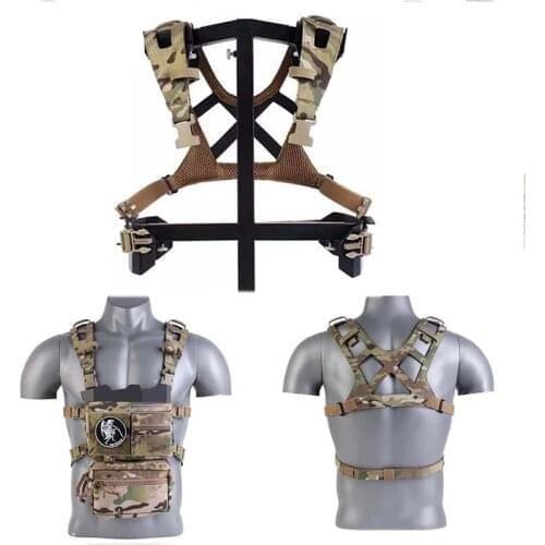 Outdoor Tactical MK3 D3CRM Tactical Chest Strap Laser Cutting Military Chest Rig Vest Equipment