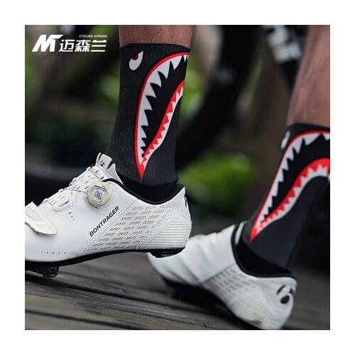 MYSENLAN Cycling socks breathable and quick-drying running fitness outdoor sports socks men and women bicycle riding equipment