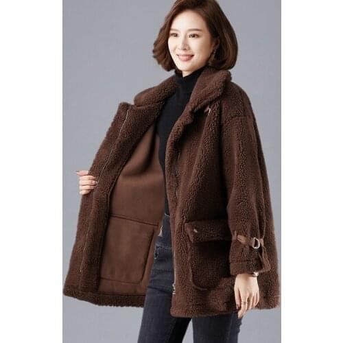WYWAN Winter Female Blend Print Hooded Jacket Coat Womens Windbreaker Warm Outwear Vintage Coats Plus Size outerwear Parka