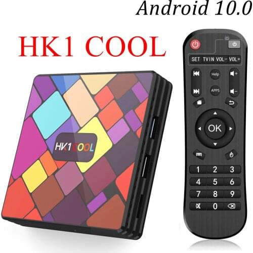 10PCS Android 10.0 HK1 COOL TV Box 4GB 64GB 32GB RK3318 Quad Core 4K 2.5G 5G Dual Wifi BT Netflix Smart Media Player Set top Box