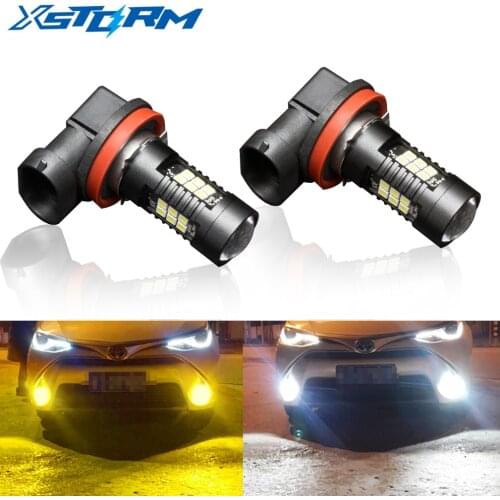 2Pcs H8 H11 Led Bulb HB4 Led Bulbs HB3 9006 9005 SMD Lights 1200LM 6000K 12V White Driving Running Car Lamp Auto Light Bulbs