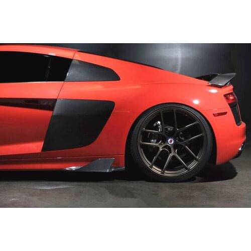 2017+ CSP Style Carbon Fiber Side Skirts Splitter Winglet For Audi R8 V10 PLUS Coupe