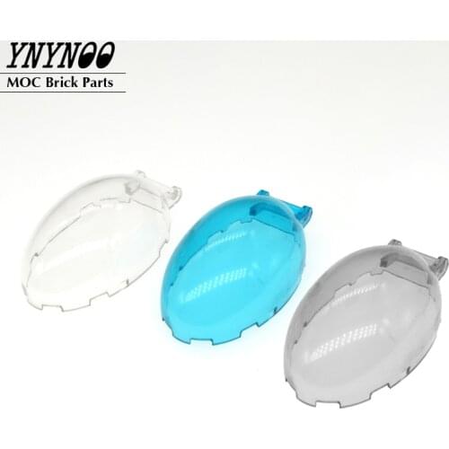 4Pcs/lot 87752 Windscreens and Fuselage Parts 6x4x2 1/3 Bubble Canopy with Handle Building Block Spare Bricks Particles DIY Toys