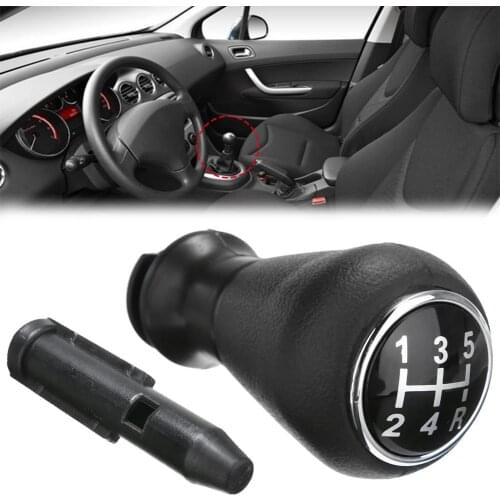 Car Auto Vehicle Manual Gear Shifter Knob Ball for Peugeot 406 307 206 207 408 Car Accessories Interior