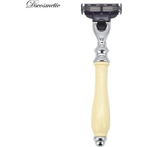 Shaving razor with 3sharp blades for man