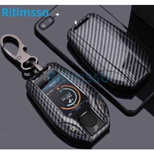 Carbon Fibre Key Case Cover Shell for BMW 5 7series G11 G12 G30 G31 G32 I8 I12 I15 G01 X3 G02 X4 G05 X5 G07 X7