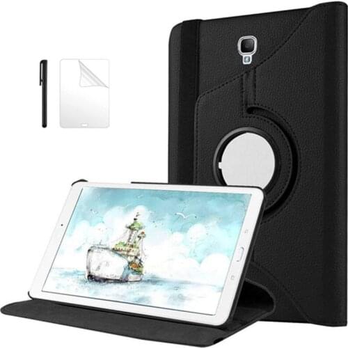 360 Degree Rotating Case For Samsung Galaxy Tab A 8.0 SM-T380 T385 2017 PU Leather Cover For Galaxy Tab A 8.0 Inch Case +PenFilm