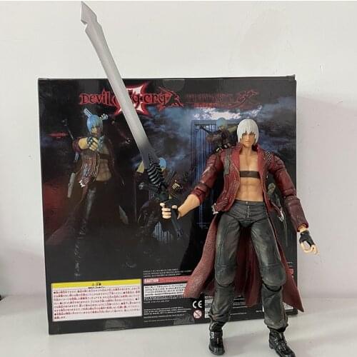 Play Arts Kai Devil May-Cry Figure Cloud J Dante Action Figure Model Toy Doll Gift Boy 12 inch